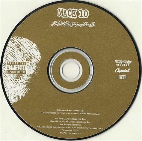 Hustlas Handbook By Mack 10 Cd 2005 Capitol Records In Inglewood