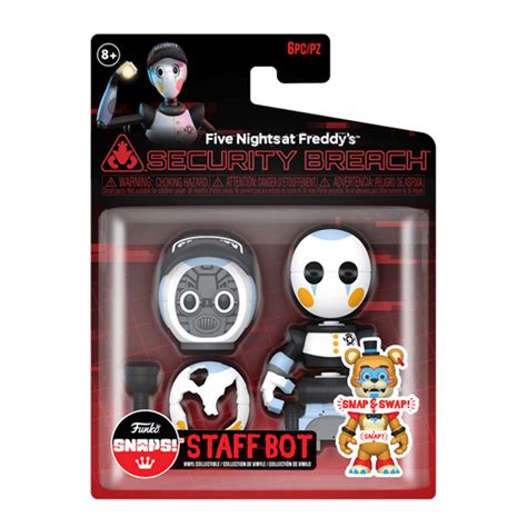 Security Staff Five Nights At Freddys Fnaf Funko Snap Single Pack