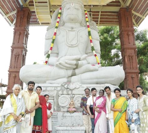 Arjun Sarja Inaugurates Hanuman Temple In Chennai అర్జున్ సర్జా