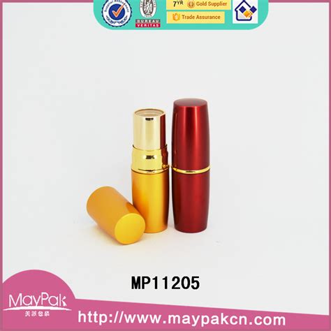 China Factory Supply Gold Empty Aluminum Lipstick Tube Maypak