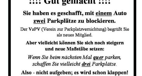 Sprüche Für Falschparker Zum Ausdrucken zimzimmer