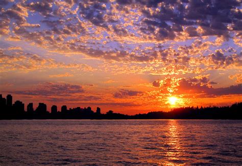 Sunset From The Seabus Another Glorious Vancouver Summer S Flickr