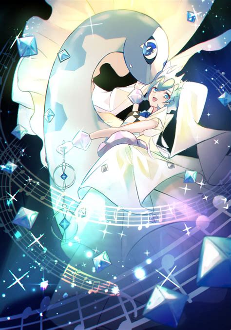 Hatsune Miku Aurorus And Rock Miku Pokemon And 2 More Drawn By Ssn