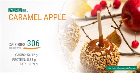 Caramel Apple Calories and Nutrition (100g)