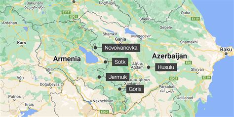 Armenia-Azerbaijan-map - Newscast Pratyaksha English