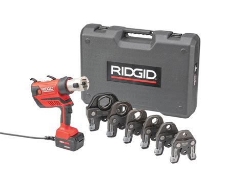 RIDGID Press Tool Bare Tool 18 V DC 1 2 In To 4 In Jaw Pipe Capacity