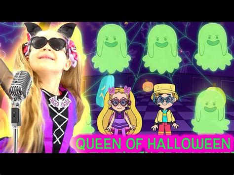 Diana and Roma Sing Along Music Video! "Queen of Halloween" with Lyrics ...