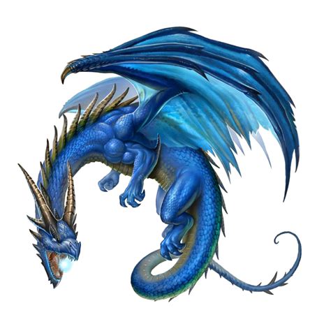 Dnd Blue Dragon Concept Art