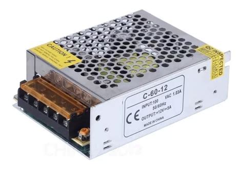 Fuente Switching Driver V A W Caja Met Lica Apta Leds