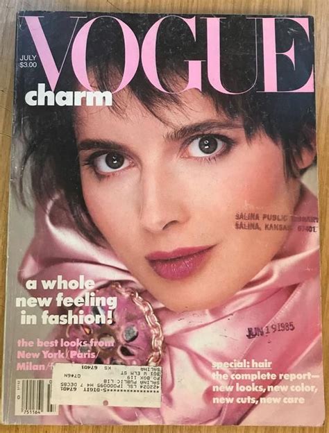 Vogue US July 1985 Original Vintage Fashion Magazine Gift Birthday