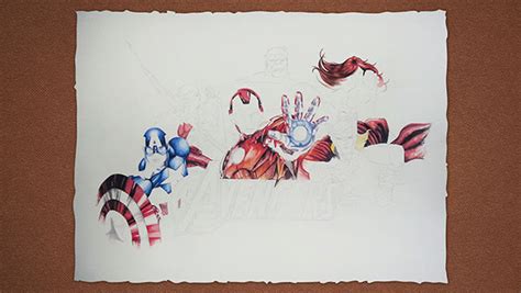 Avengers Watercolor On Behance