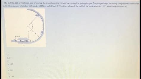 Solved The Kg Ball Of Negligible Size Is Fired Up The Chegg