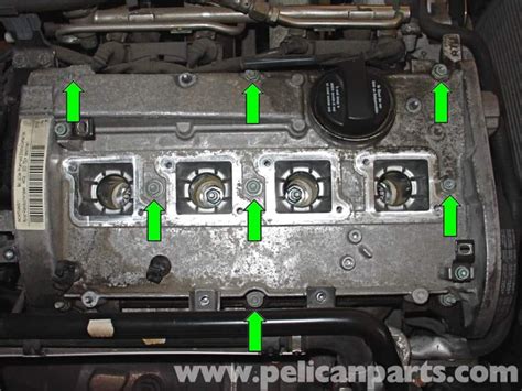 Audi A4 1 8t Volkswagen Valve Cover Gasket Replacement Golf Jetta