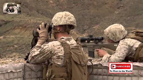 Marine Corps Snipers Take Aim With M110 Sass Youtube