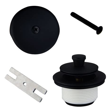 Lift And Turn Bathtub Drain Stopper With Hole Faceplate Cover Bath