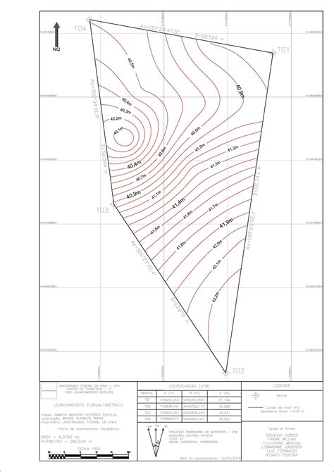 RELATÓRIO LEVANTAMENTO PLANIALTIMÉTRICO Deniezio Gomes