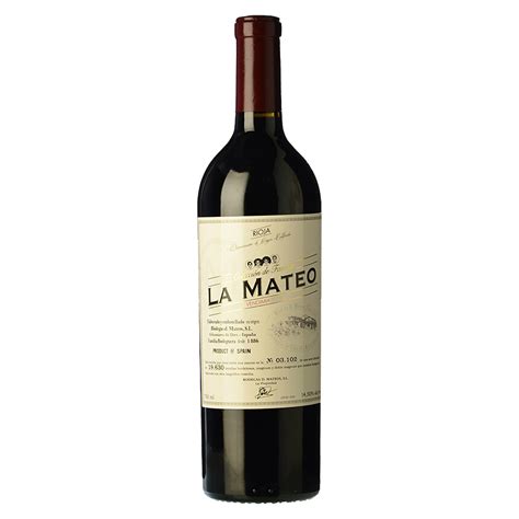 Bodegas D Mateos La Mateo Vendimia Winemission