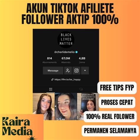 Jual Akun Tiktok Follower Aktif K K K K K K K K K K Real Fyp