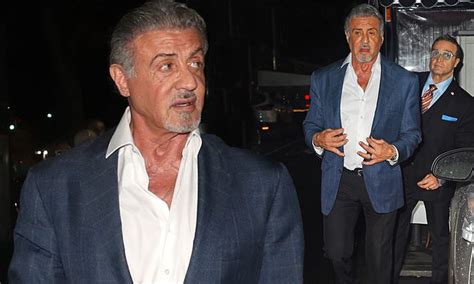 Sylvester Stallone Gets Suited Up For A Fancy Dinner In New York While Wearing His Wedding Ring