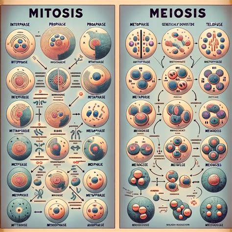 Diferencias Entre Mitosis Y Meiosis