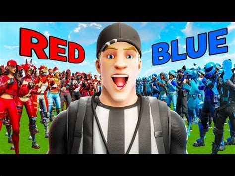 Jeg Spiller Red Vs Blue Med Venner I Fortnite Dansk YouTube