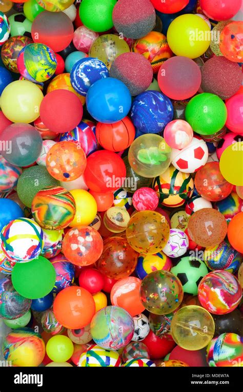 Colored Rubber Balls Stock Photo - Alamy