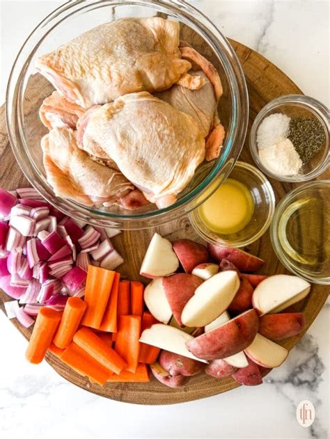 Chicken Thighs Sheet Pan Dinner The Feathered Nester