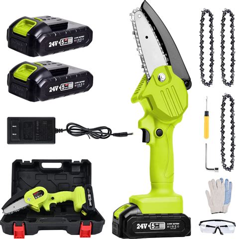 Mini Chainsaw Inch Gardtech Cordless Mini Chain Saw V Battery