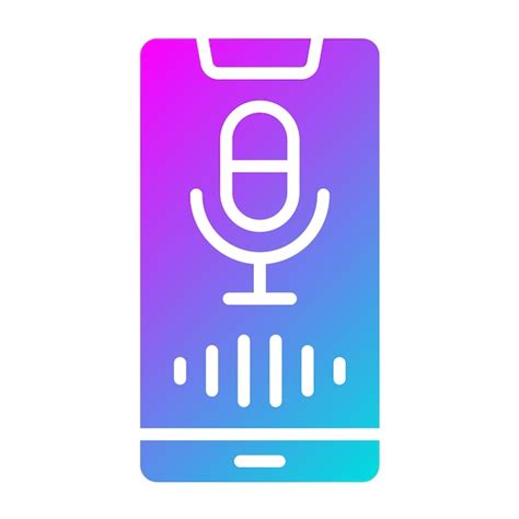 Premium Vector Voice Assistant Vector Icon Design Illustration