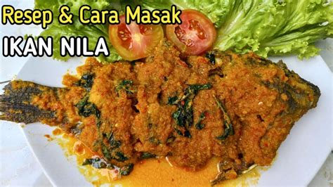 RESEP IKAN NILA BUMBU KUNING CARA MASAK IKAN NILA KUNING YANG ENAK