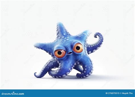 Super Cute Baby Starfish With Full Body View Massive Blue Eyes And Big