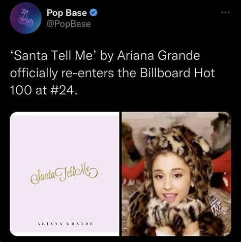 Santa Tell Me Ariana Grande