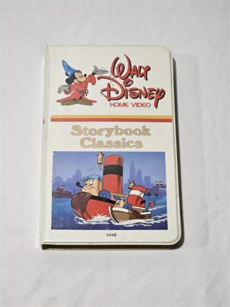 Walt Disney Home Video Storybook Classics Vhs Vintage White