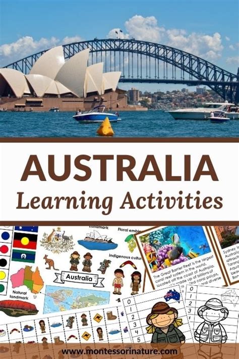 All About Australia Hands-on Activities and Printables - Montessori ...