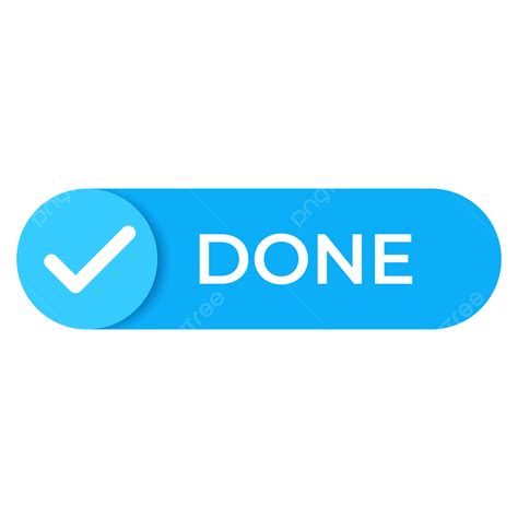 click   button  tick icon vector click checklist  png
