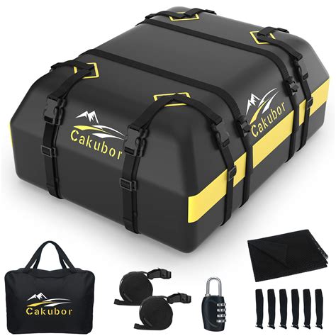 Waterproof Cargo Carrier: Rooftop Cargo Carrier 15 Cubic Feet Roof Rack