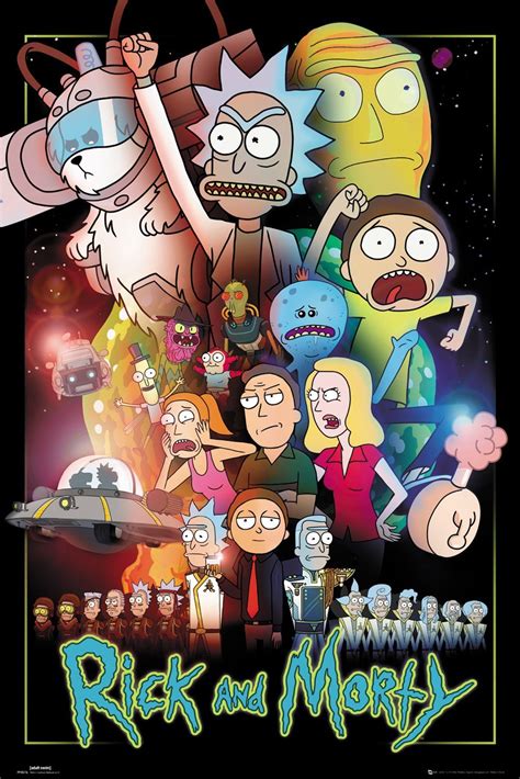 poster rick  morty gb eye