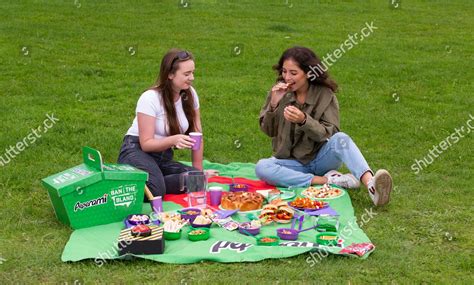 Picnic Panic Peperami Unveil Uks First Editorial Stock Photo Stock