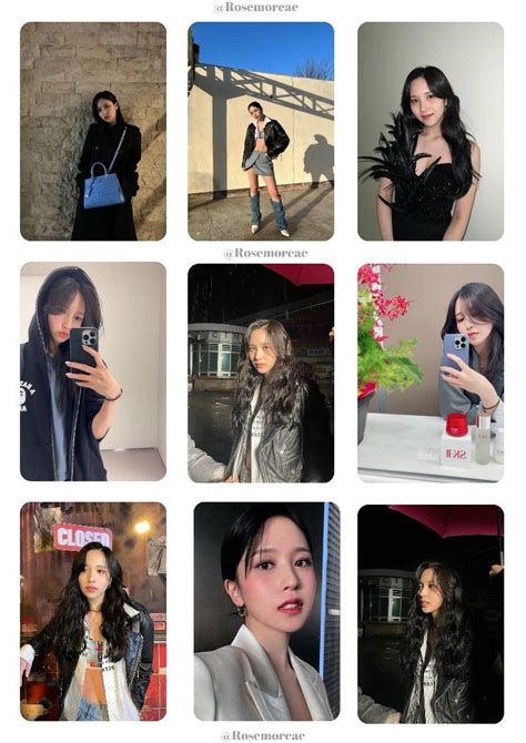 Mina Photocard Template