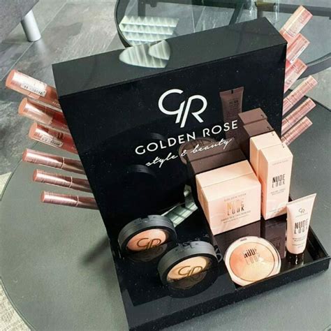 Small Mix Nude Toonbank Display Golden Rose