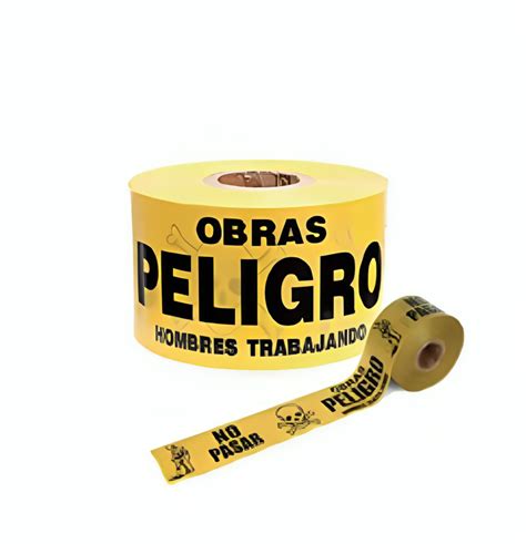 ROLLO CINTA PELIGRO RFX 200 MT AMARILLO ESCALUMIEPPS