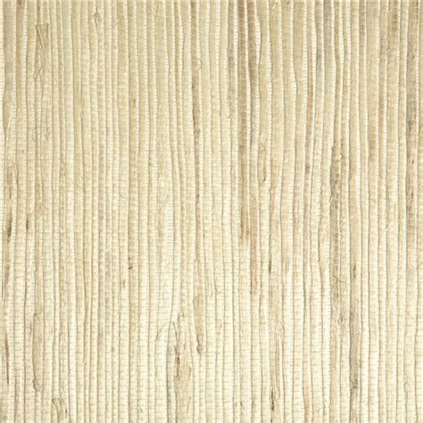 Kenneth James Jade Unpasted Grasscloth Wallpaper Sq Ft Cream