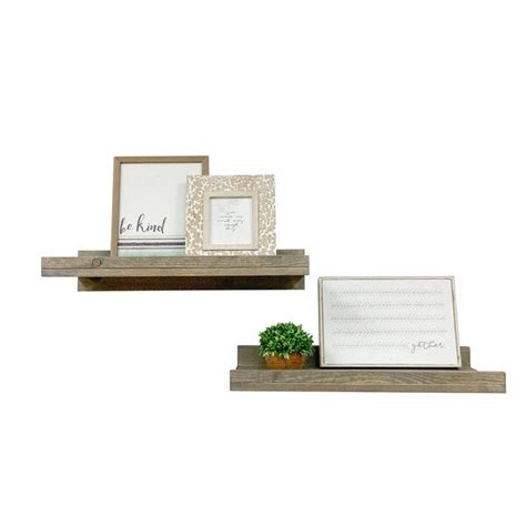 Calhern Piece Pine Solid Wood Floating Shelf Wall Shelf Decor