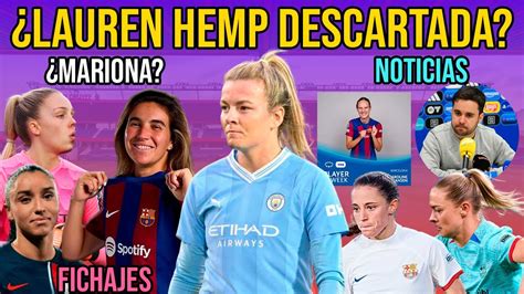 LAUREN HEMP SE ALEJA DEL BARÇA FEMENÍ MARIONA SAKINA KARCHAOUI Y