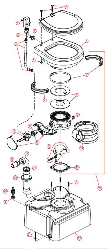 SeaLand Dometic Toilet Traveler 711 M28 RentForFun RV