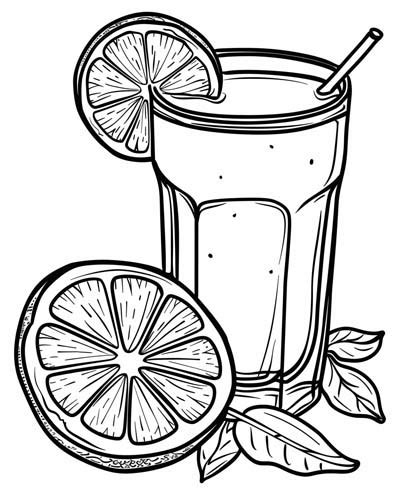 Orange Coloring Pages