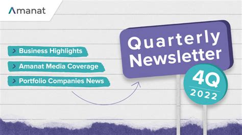 Quaterly Newsletters Amanat The Region S Gateway To Sustainable