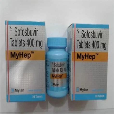 My Hep Mg Tablet Sofosbuvir Mg Mylan Pharmaceuticals Pvt Ltd