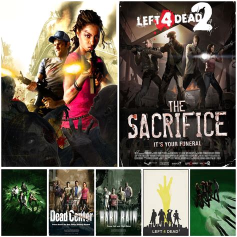 Left 4 Dead 2 Video Game Poster Canvas Art Poster And Wall Art Picture