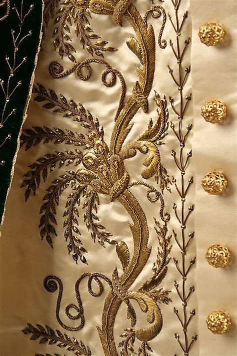 Court Robe Russian The Met Court Dresses Gold Work Embroidery